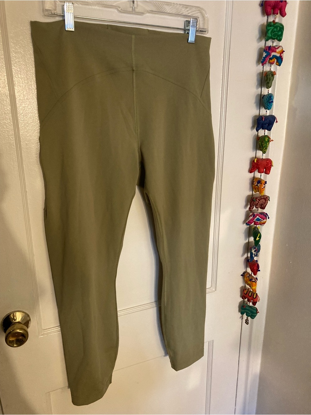 Lululemon InStill HR Tight 25”, bronze green color, size 14